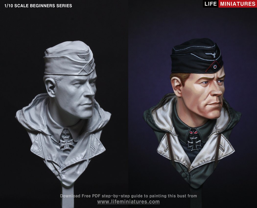 1/10 WWII German Panzer Commander - Click Image to Close