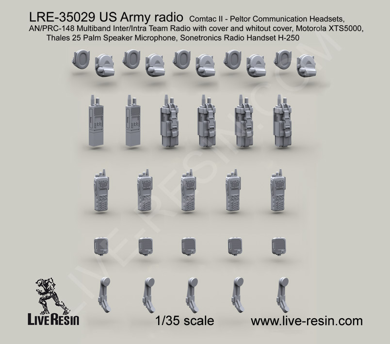 1/35 US Army AN/PRC-148 Multiband Inter/Intra Team Radio - Click Image to Close