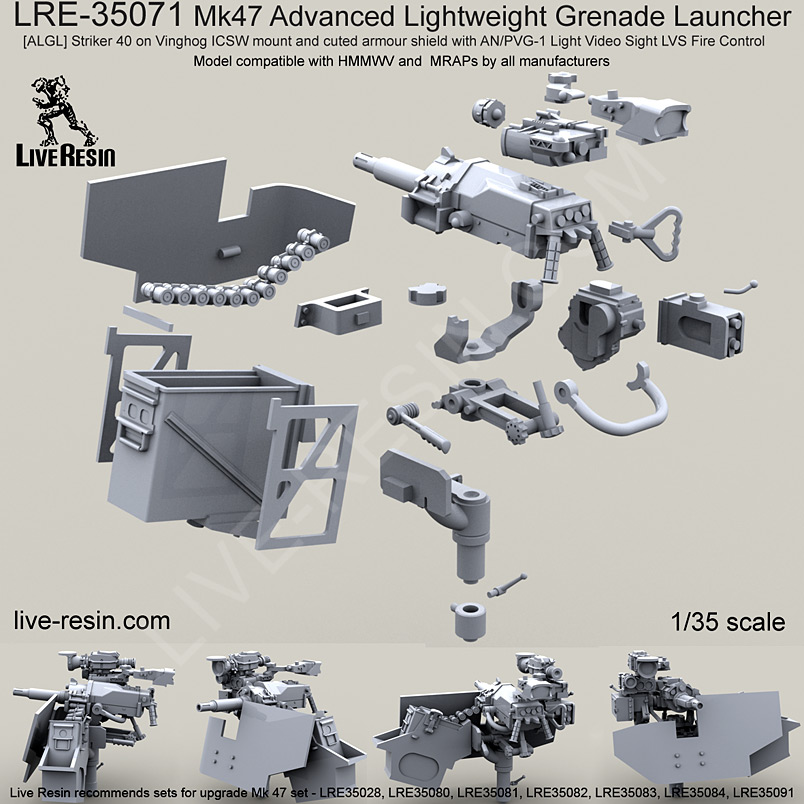 1/35 MK47 Advanced Lightweight Grenade Launcher #3 - Click Image to Close