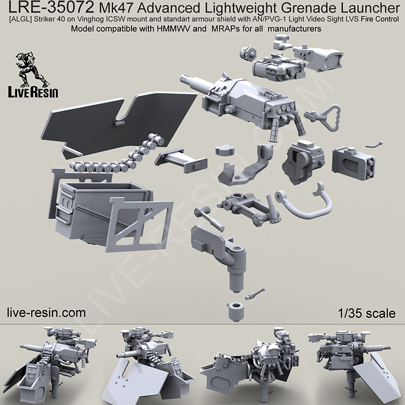 1/35 MK47 Advanced Lightweight Grenade Launcher #4 - Click Image to Close