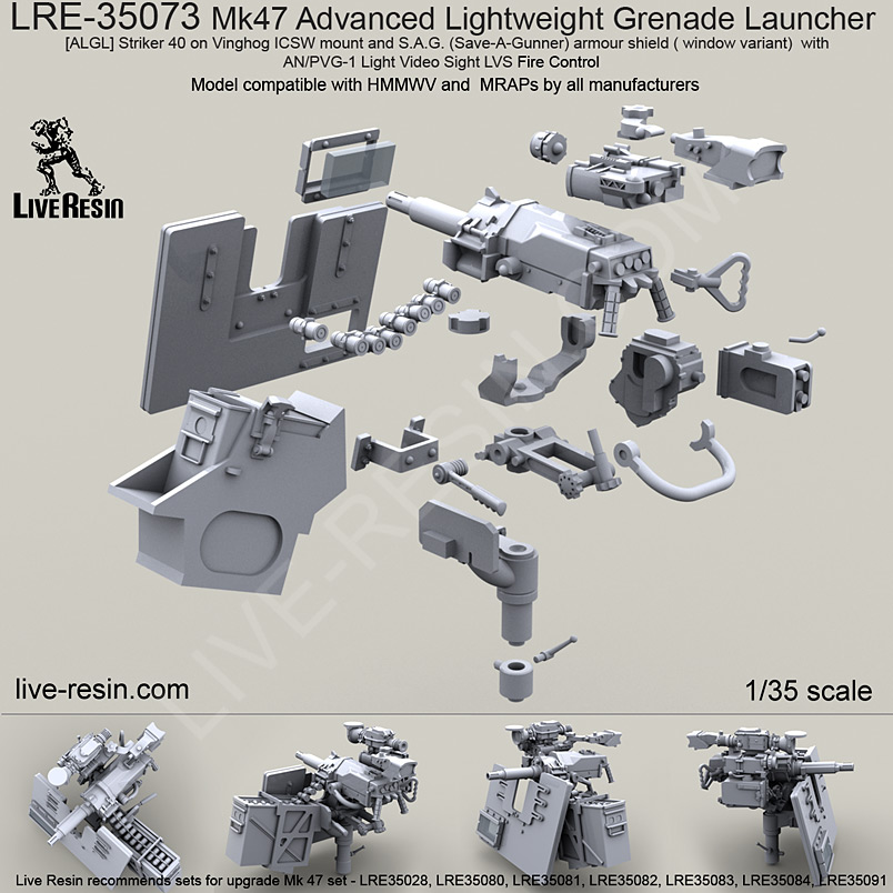 1/35 MK47 Advanced Lightweight Grenade Launcher #5 - Click Image to Close