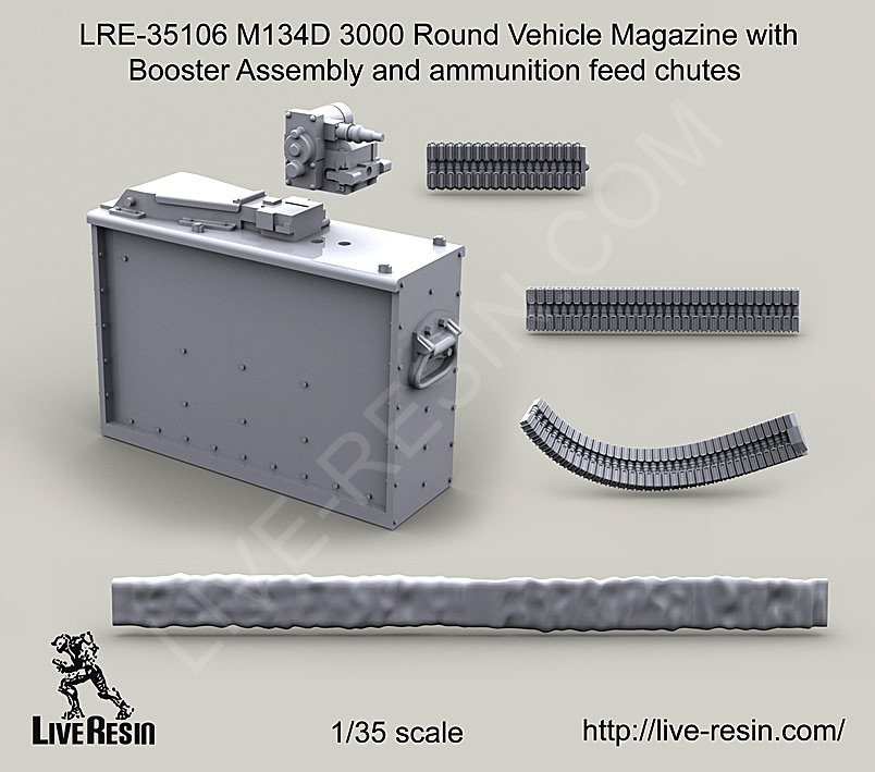 1/35 M134D 3000 Round Vehicle Magazine - Click Image to Close