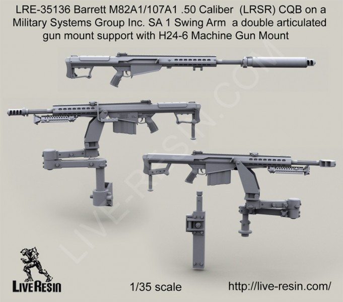 1/35 Barrett M82A1/107A1 Cal.50 (LRSR) CQB - Click Image to Close