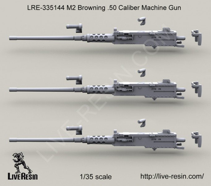 1/35 M2 Browning Cal.50 Machine Gun Body - Click Image to Close