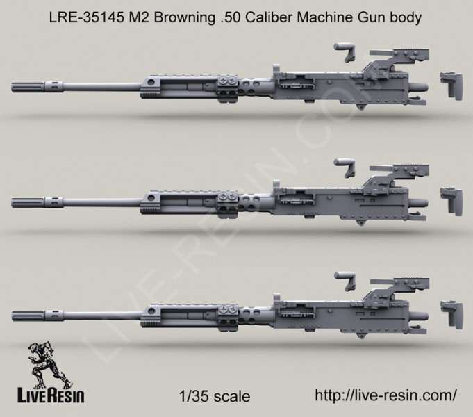 1/35 M2 Browning Cal.50 Machine Gun Body - Click Image to Close