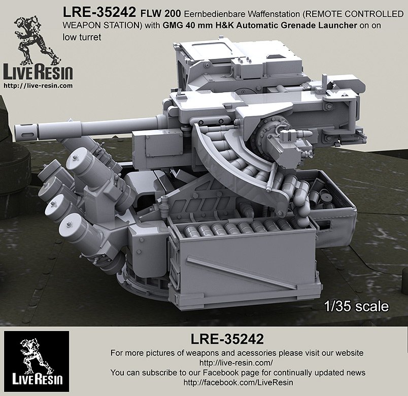 1/35 FLW 200 Eernbedienbare Waffenstation (GMG 40mm H&K) #1 - Click Image to Close