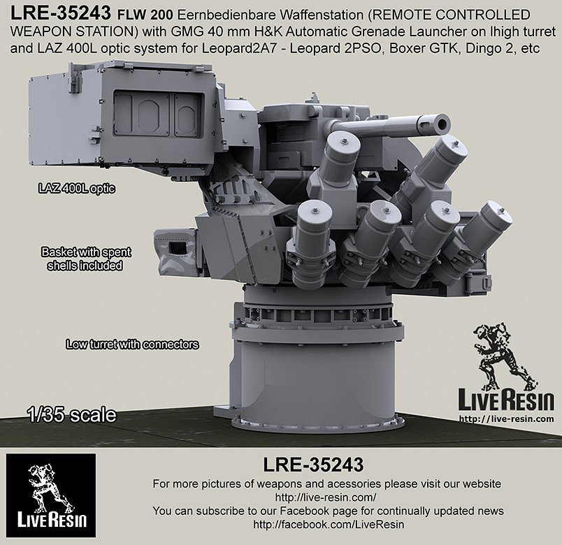 1/35 FLW 200 Eernbedienbare Waffenstation (GMG 40mm H&K) #2 - Click Image to Close