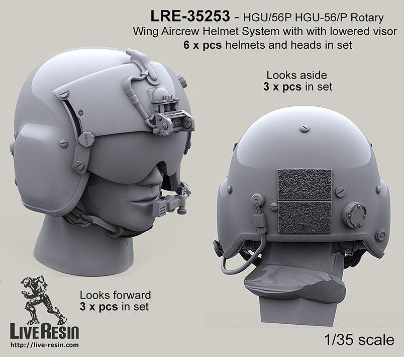 1/35 HGU-56/P Rotary Wing Aircrew Helmet System #2 - Click Image to Close