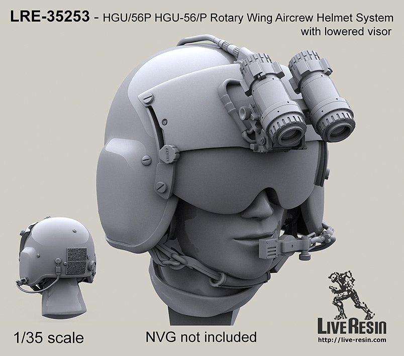 1/35 HGU-56/P Rotary Wing Aircrew Helmet System #2 - Click Image to Close