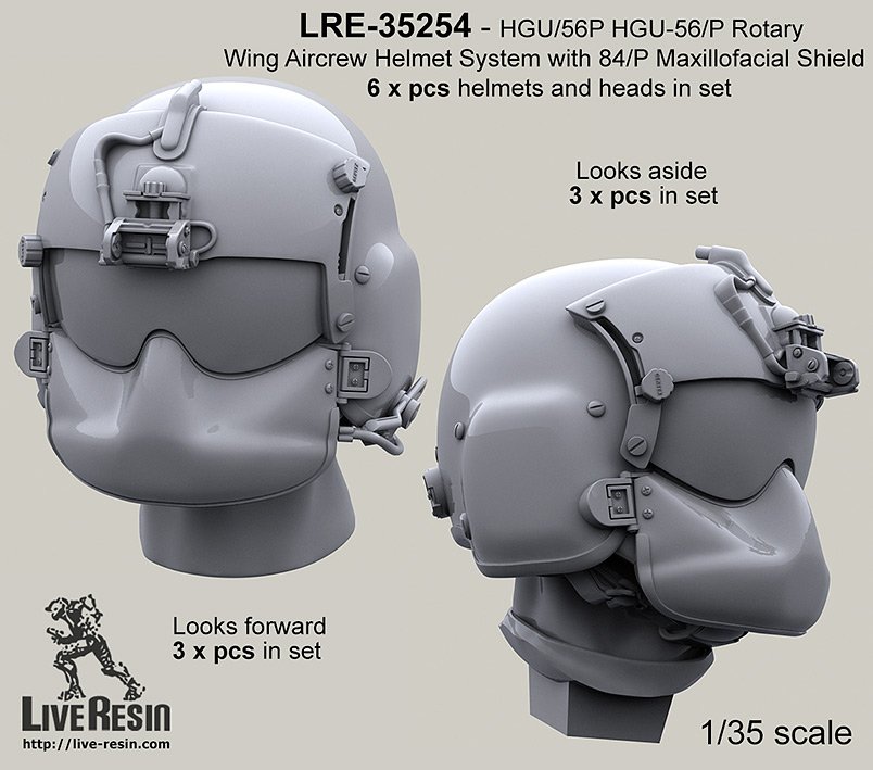 1/35 HGU-56/P Rotary Wing Aircrew Helmet System #3 - Click Image to Close