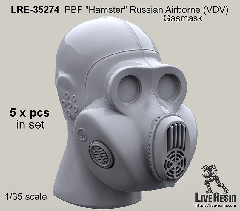 1/35 PBF "Hamster" Russian Airborne (VDV) Gasmask - Click Image to Close