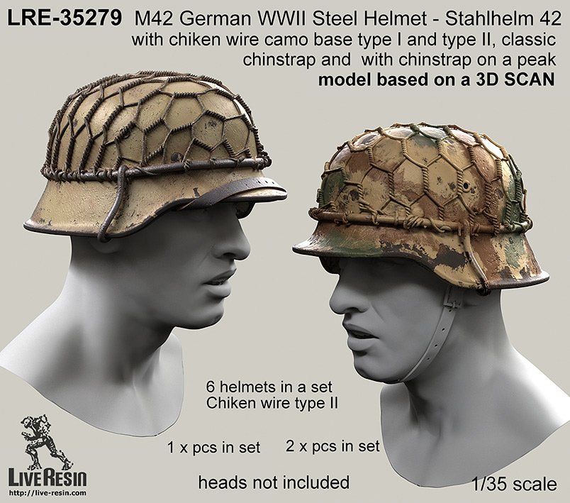 1/35 WWII German M42 Helmet #2 - Click Image to Close