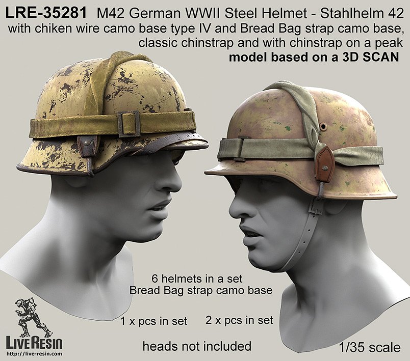 1/35 WWII German M42 Helmet #4 - Click Image to Close