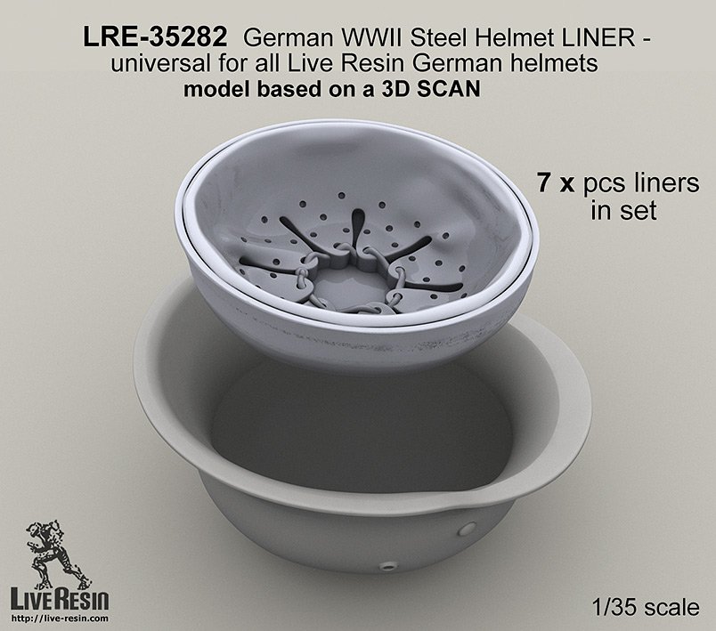 1/35 WWII German Steel Helmet Liner #1 - Click Image to Close