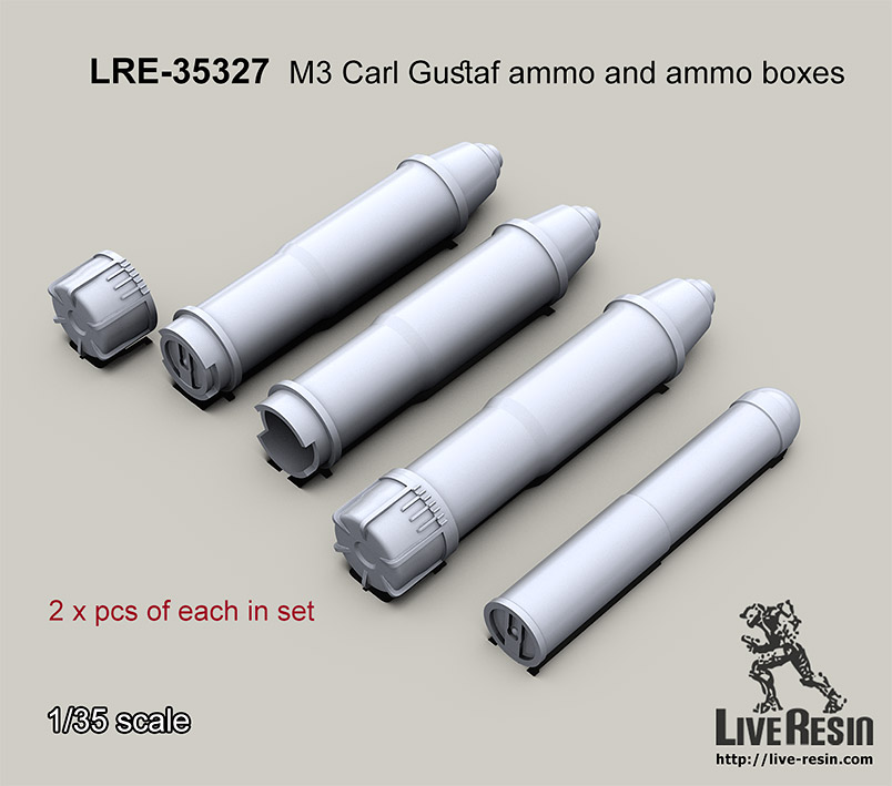 1/35 Carl Gustaf Ammo and Boxes - Click Image to Close