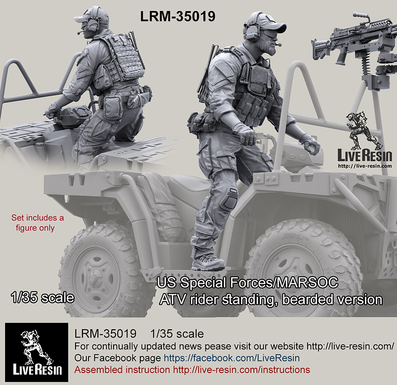 1/35 US Special Forces/MARSOC ATV Rider #4 - Click Image to Close