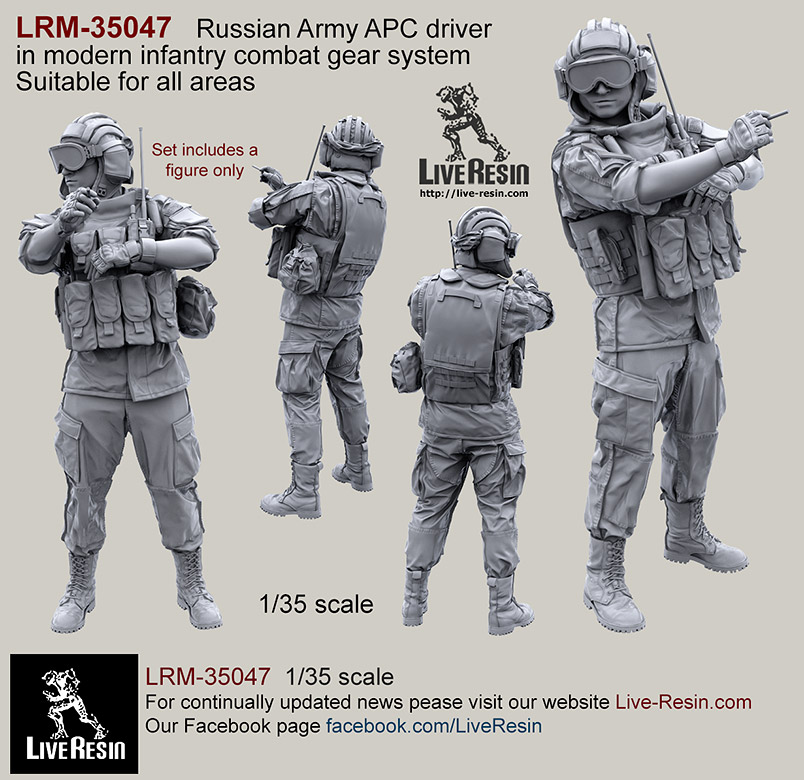 1/35 Russian APC Driver - Click Image to Close