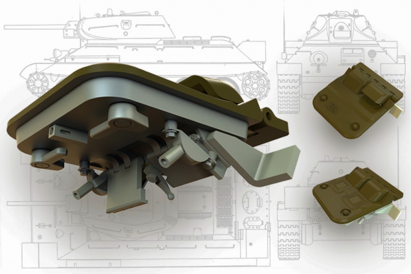 1/35 T-34 Driver Hatch (Two Types) - Click Image to Close