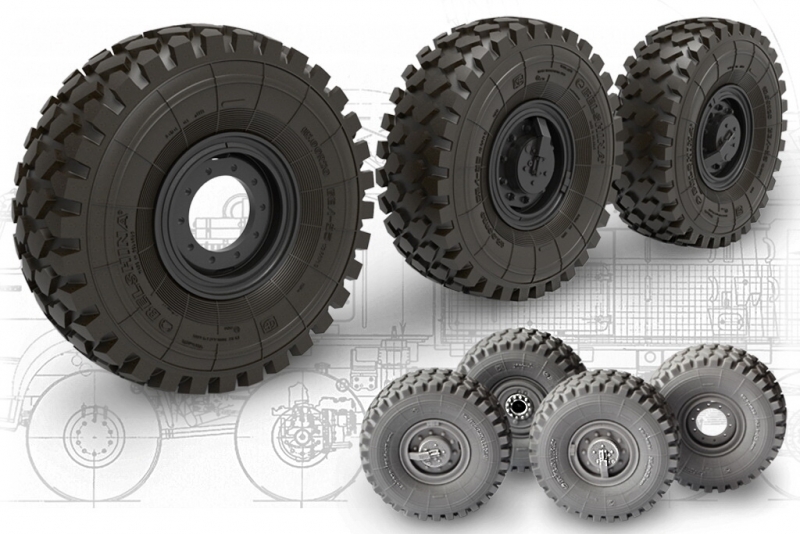 1/35 Sagged Wheel Set for Pantsir S1 ADMGS SA-22 - Click Image to Close