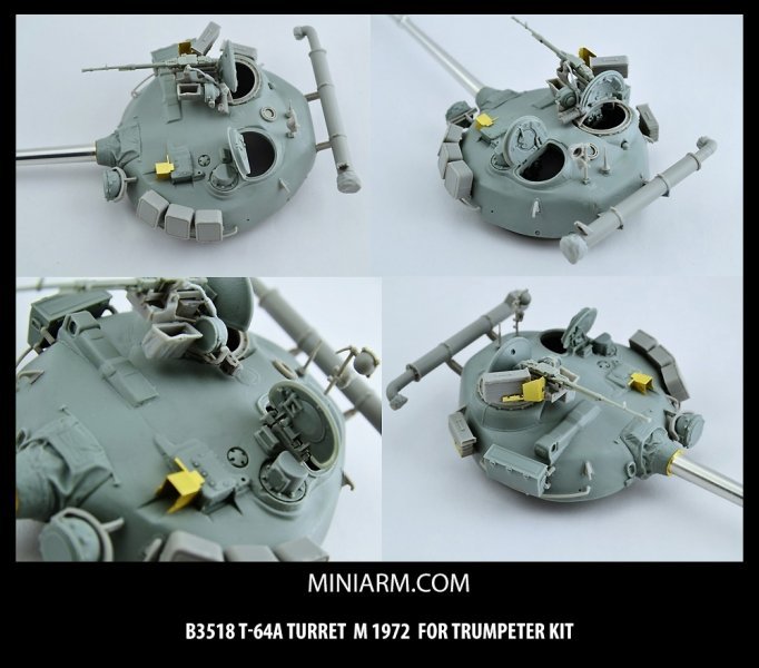 1/35 T-64A m1972 Turret for Trumpeter - Click Image to Close