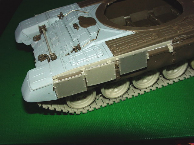 1/35 T-90 Series Hull Conversion Set for Tamiya T-72 - Click Image to Close