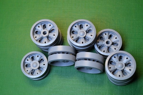 1/35 T-62 Road Wheels Set (20 pcs) - Click Image to Close