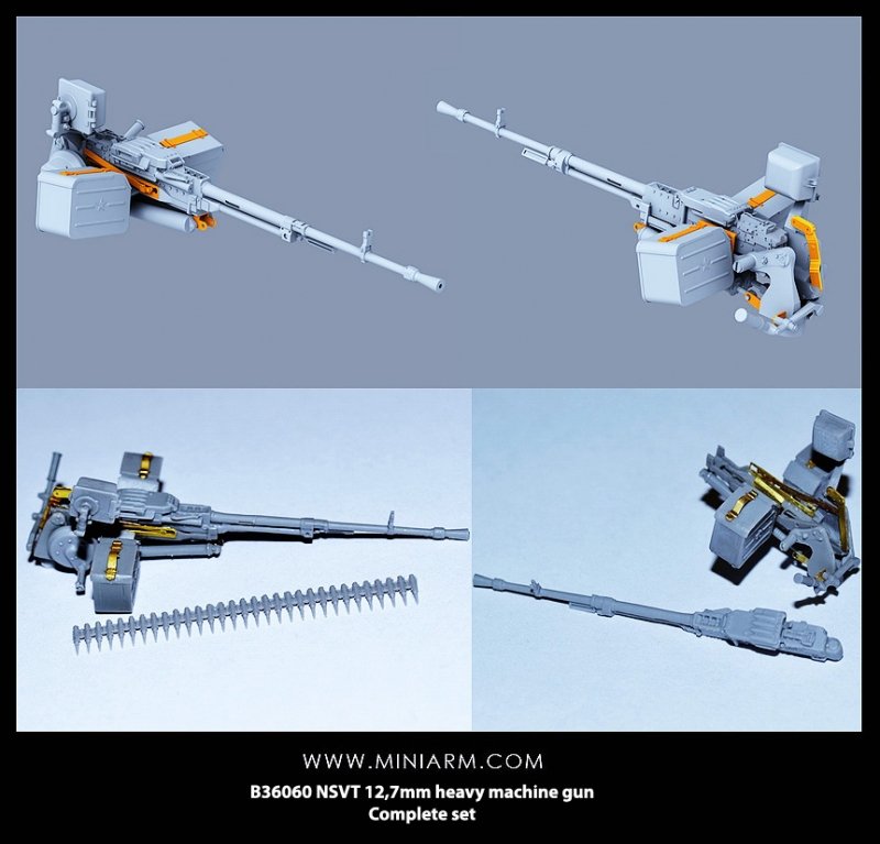 1/35 NSVT 12.7mm Heavy Machine Gun - Click Image to Close