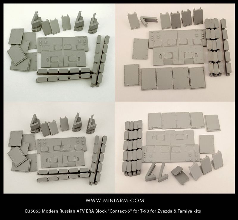 1/35 Modern Russian AFV ERA Block "Contact-5" for T-90 - Click Image to Close