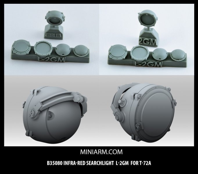 1/35 Infra-Red Searchlight L-2GM for T-72A - Click Image to Close