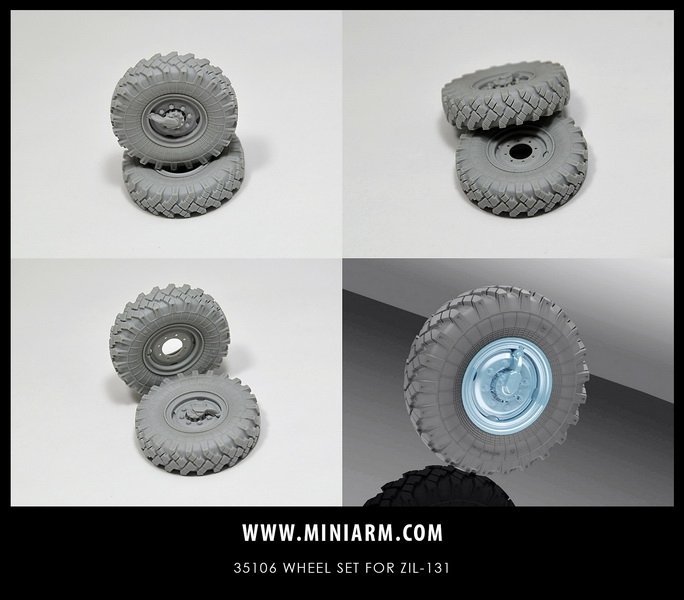 1/35 ZiL-131 Wheel Set (7 pcs) - Click Image to Close