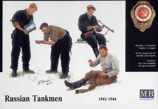 1/35 Russian Tankmen, 1943-1944 - Click Image to Close