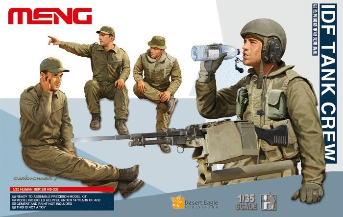 1/35 IDF Tank Crew - Click Image to Close