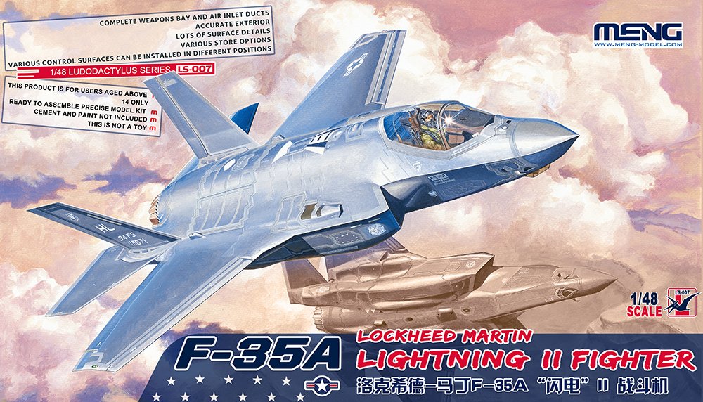 1/48 Lockheed Martin F-35A Lightning II - Click Image to Close