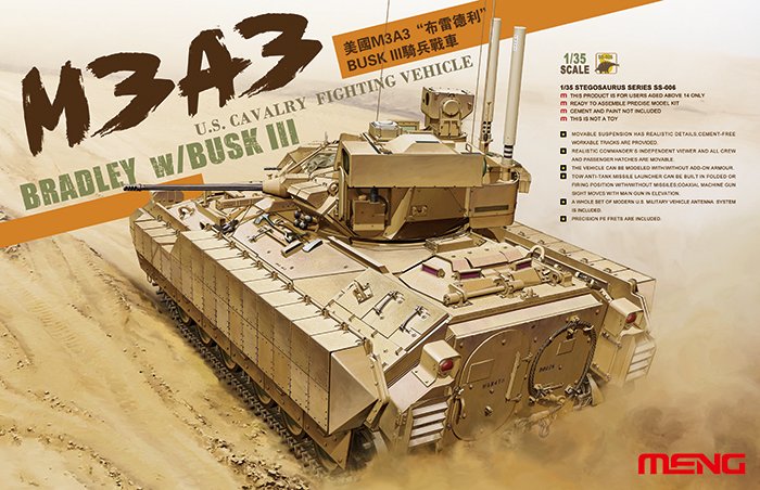 1/35 US Cavalry Fighting Vehicle M3A3 Bradley w/BUSK III - Click Image to Close