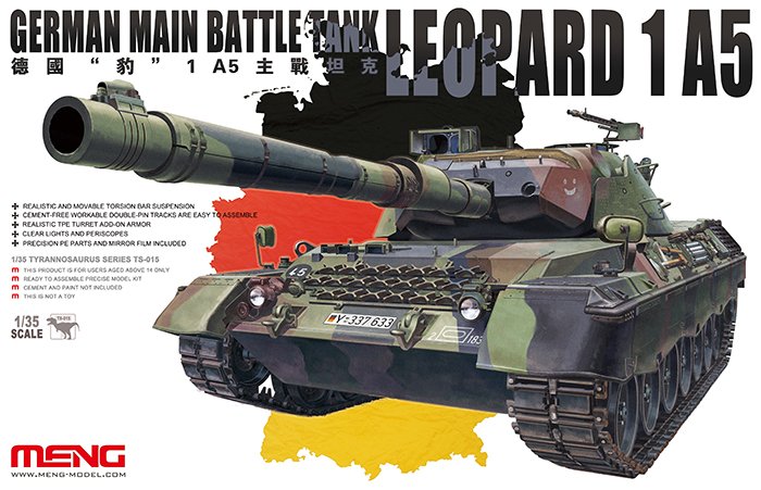 1/35 German Leopard 1 A5 MBT - Click Image to Close