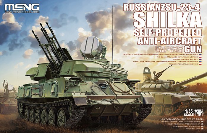 1/35 Russian ZSU-23-4 Shilka Self-Propelled Anti-Aircraft Gun - Click Image to Close