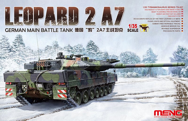 1/35 German Main Battle Tank Leopard 2 A7 - Click Image to Close