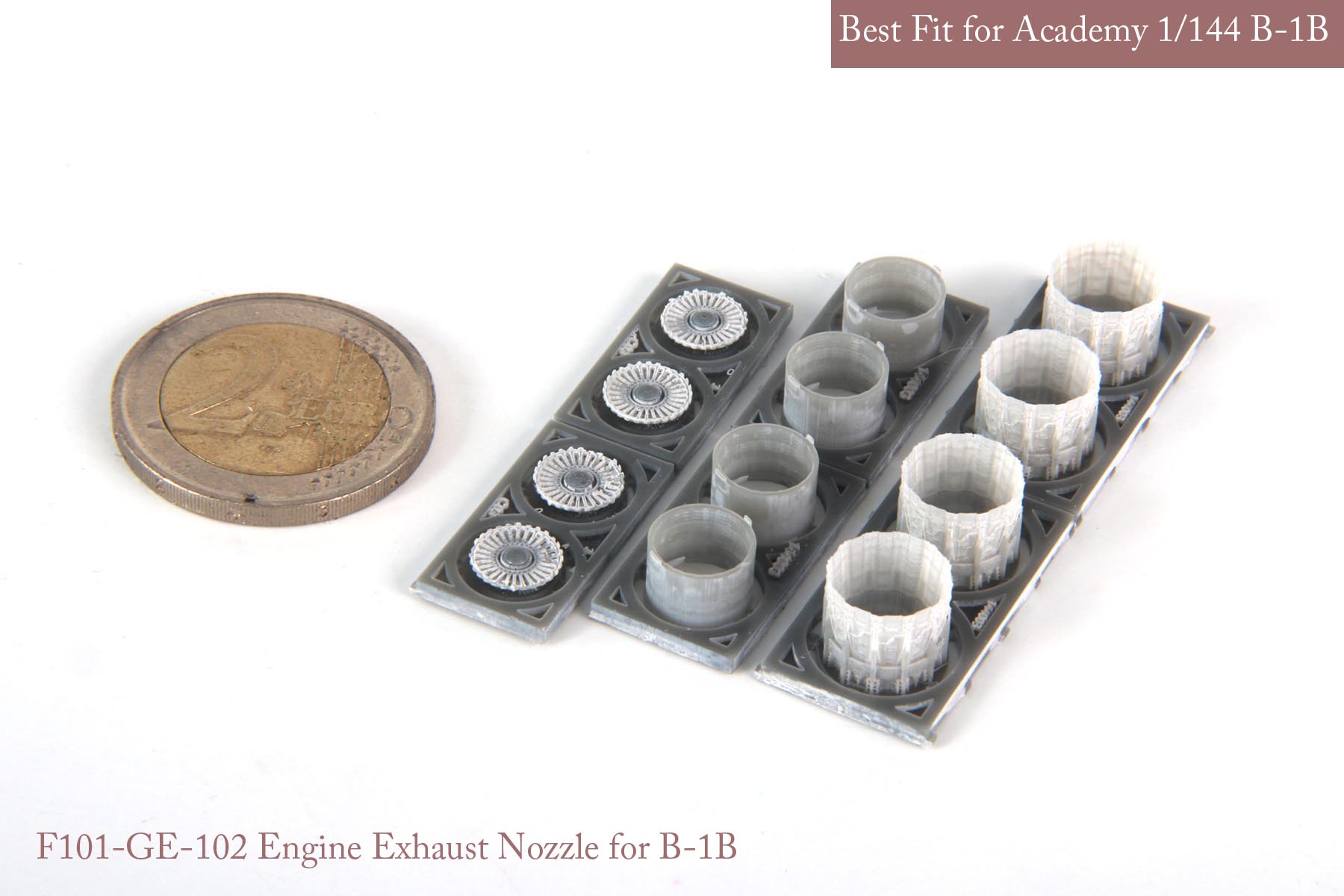 1/144 B-1B Exhaust Nozzle & Burner Set (Opened) for Academy - Click Image to Close