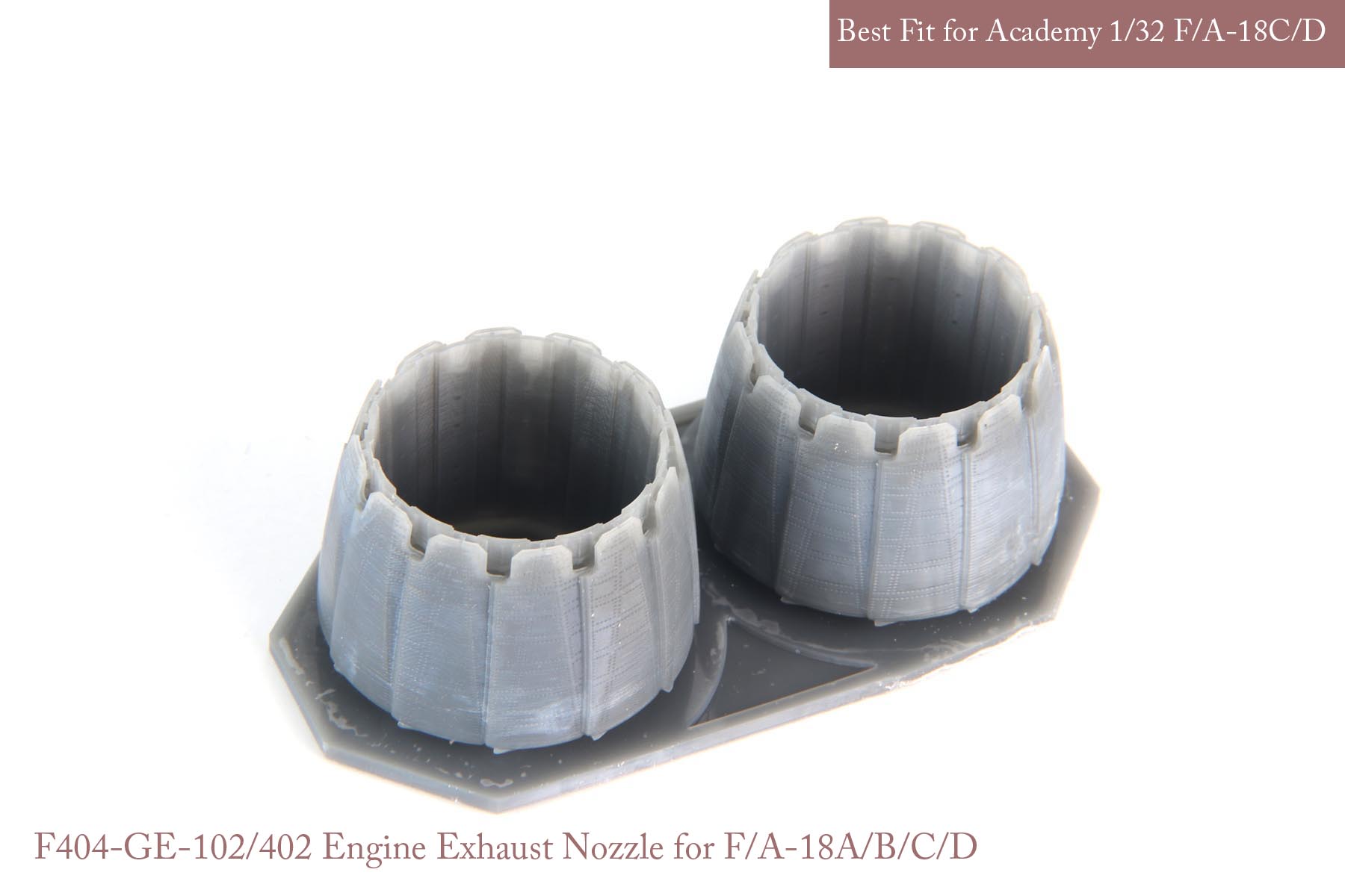 1/32 F/A-18A/B/C/D Exhaust Nozzle Set (Opened) for Academy - Click Image to Close