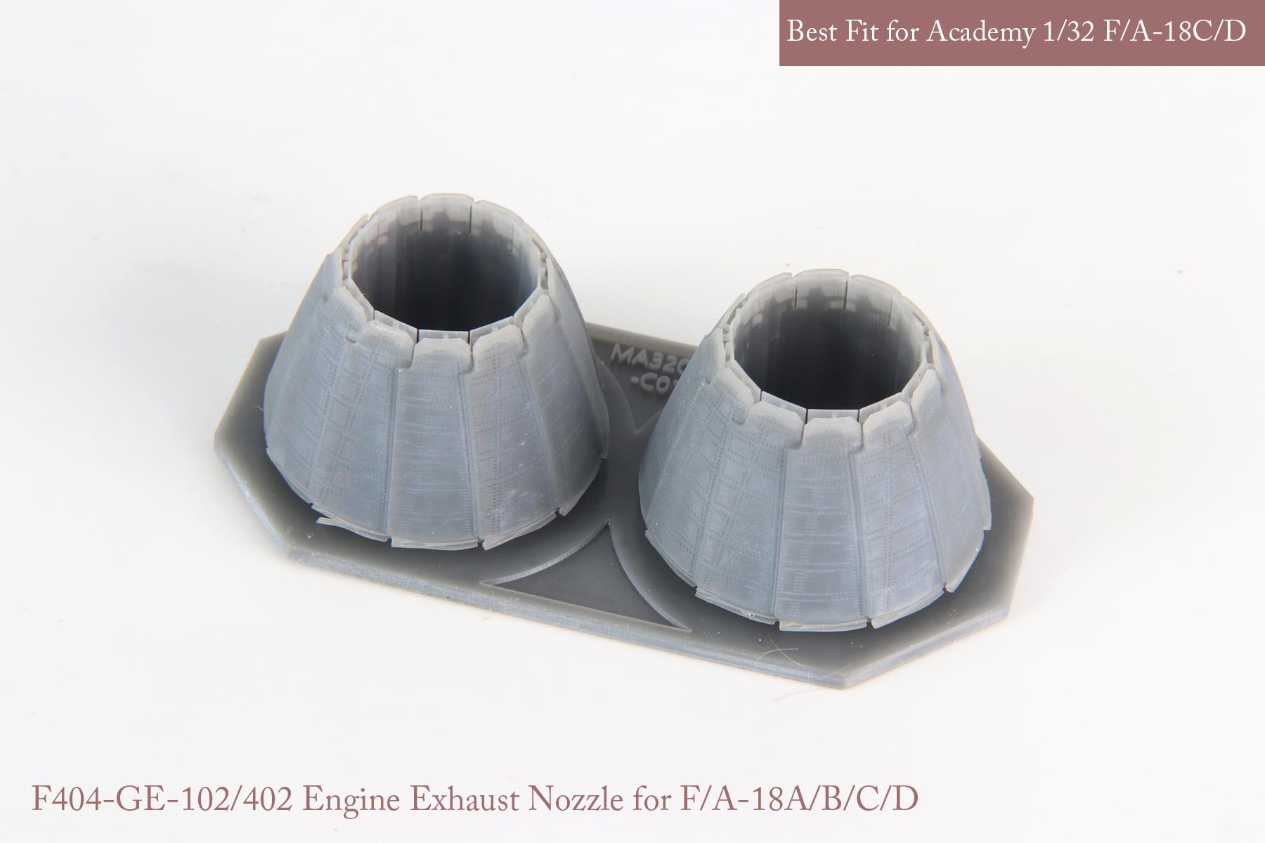 1/32 F/A-18A/B/C/D Exhaust Nozzle Set (Closed) for Academy - Click Image to Close