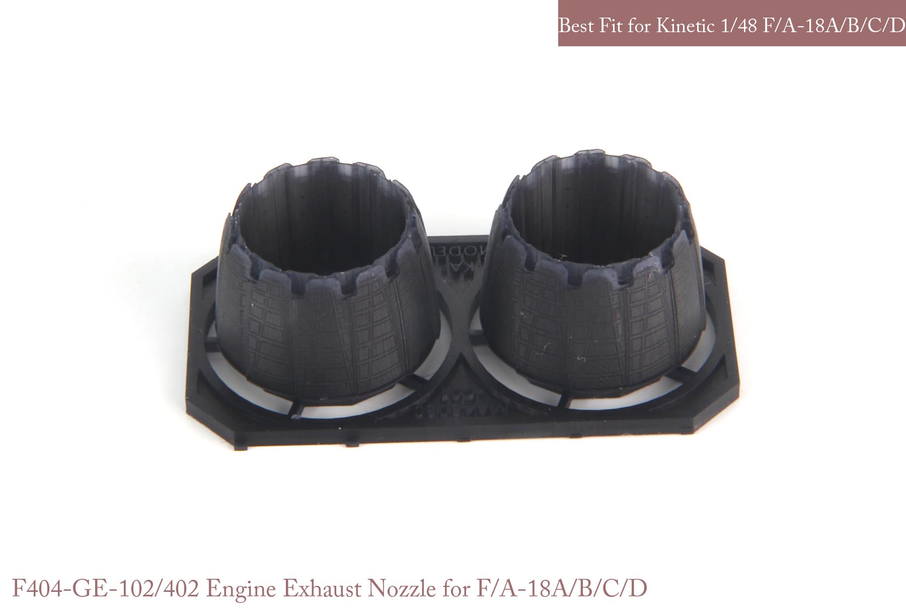 1/48 F/A-18A/B/C/D Exhaust Nozzle Set (Opened) for Kinetic - Click Image to Close