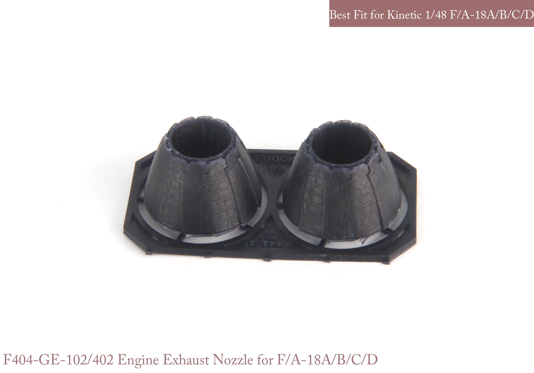 1/48 F/A-18A/B/C/D Exhaust Nozzle Set (Closed) for Kinetic - Click Image to Close