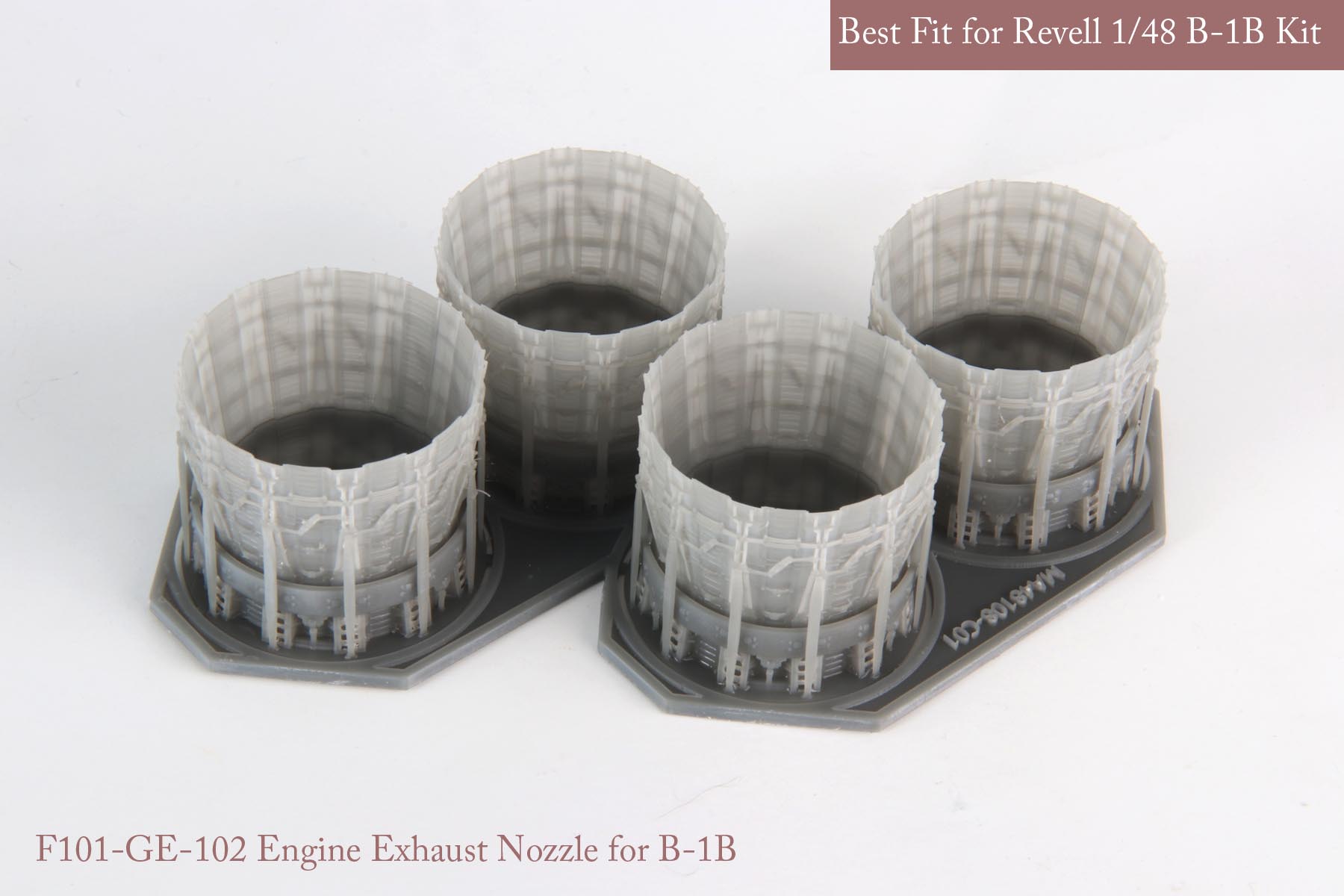 1/48 B-1B Exhaust Nozzle Set (Opened) for Revell - Click Image to Close