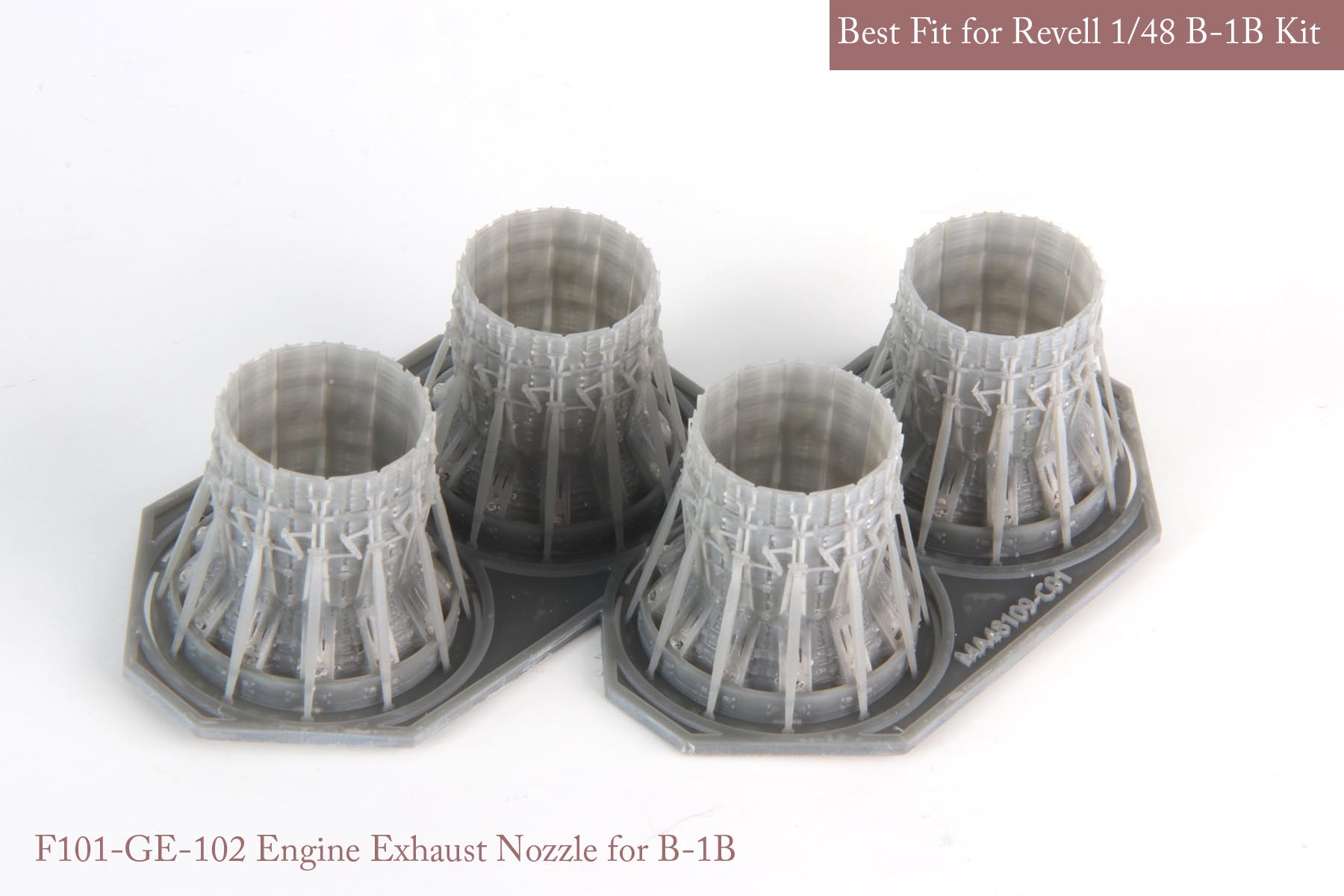 1/48 B-1B Exhaust Nozzle Set (Closed) for Revell - Click Image to Close