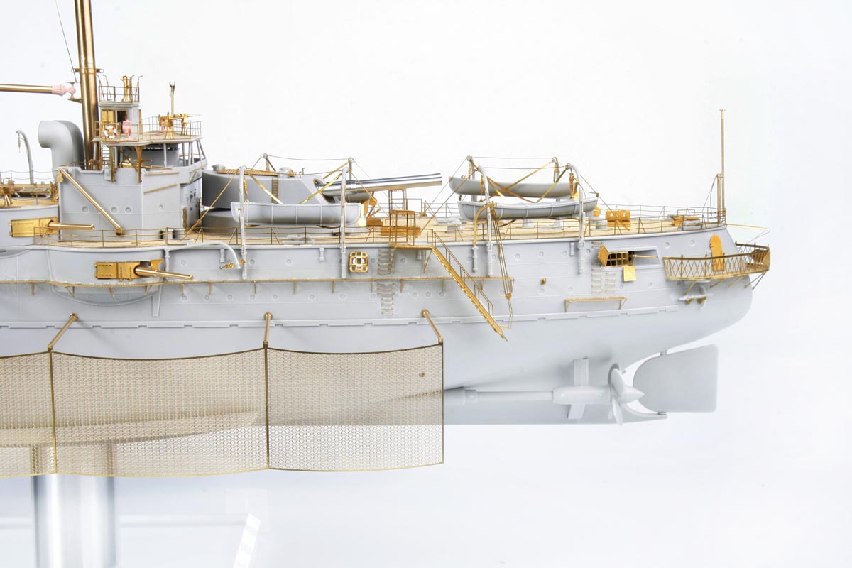1/200 IJN Battleship Mikasa DX Pack for Merit - Click Image to Close