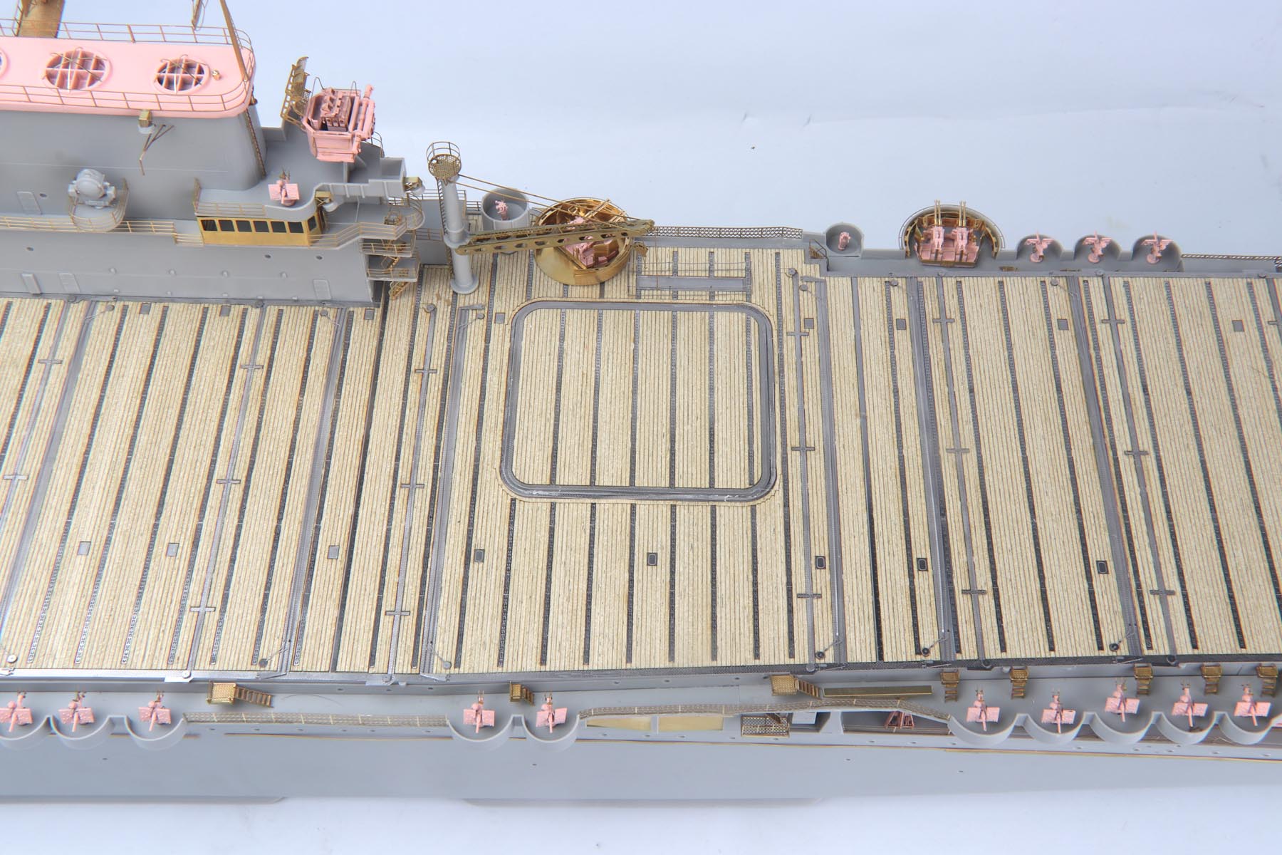 1/200 USS CV-6 Enterprise Wooden Deck for Trumpeter - Click Image to Close