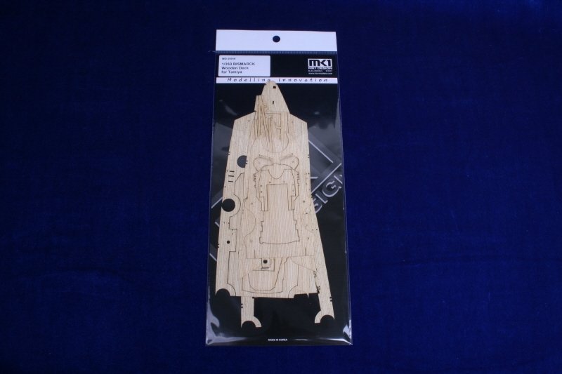 1/350 German Bismarck Wooden Deck for Tamiya - Click Image to Close