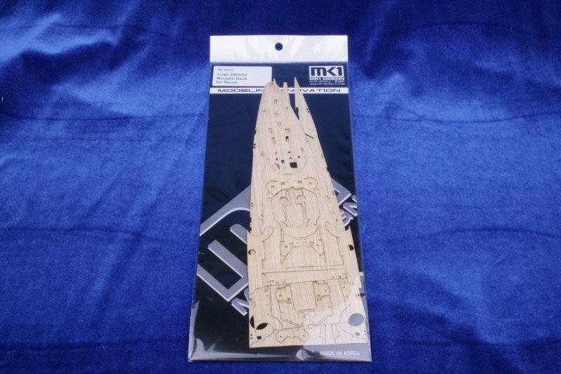 1/350 German Tirpitz Wooden Deck for Revell - Click Image to Close