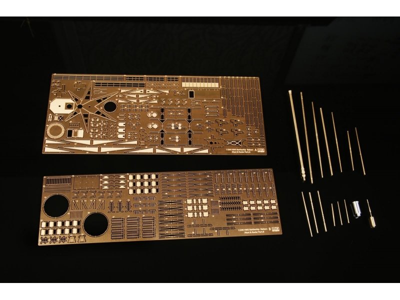 1/200 HMS Nelson Mast & Radar Detail Etched Parts for Trumpeter - Click Image to Close