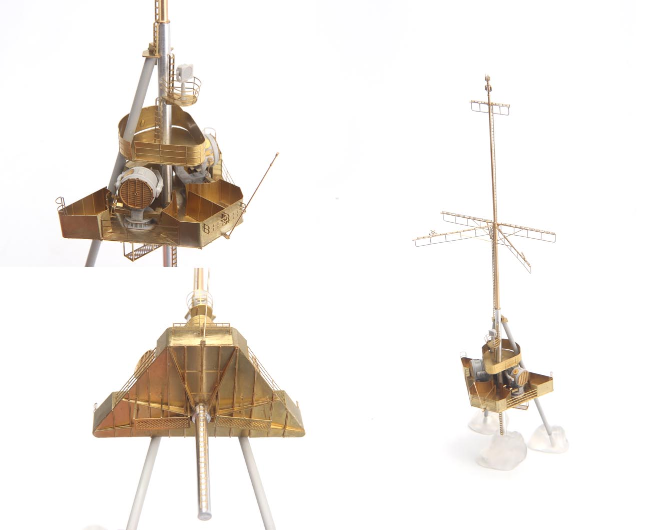 1/200 German Battleship Scharnhorst Radar & Mast for Trumpeter - Click Image to Close